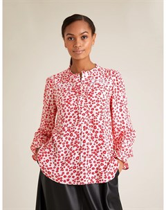 Блузка с длинным рукавом и цветочной оборкой Ditsy Marks Spencer Marks & spencer