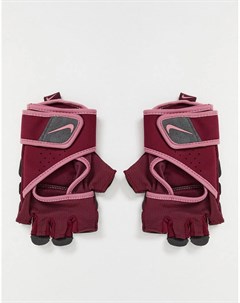 Розовые премиум перчатки для фитнеса Nike