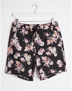 Короткие шорты с цветочным принтом Asos design