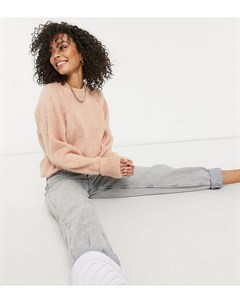 Джемпер в стиле oversized из ворсованной пряжи пыльно розового цвета ASOS DESIGN Tall Asos tall