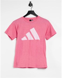 Розовая футболка adidas Training Adidas performance