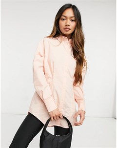 Рубашка пыльно розового цвета с присборенной талией Y.a.s