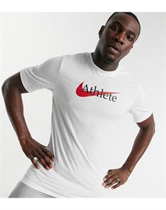 Белая футболка Tall Athlete Nike training