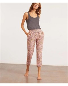 Укороченные брюки с цветочным принтом CHAMANN Etam