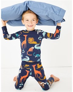 Детская пижама с принтом Animal Marks & spencer