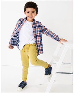 Джинсы для мальчика цветные с карманами Marks & spencer