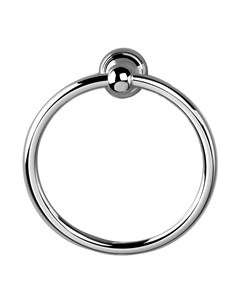 Держатель для полотенца кольцо серебряный 16 5х17 5х9 8 см Verran
