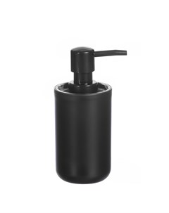 Дозатор для жидкого мыла Plastic чёрный 6х17 см Vanstore