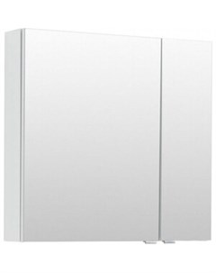 Зеркальный шкаф Порто 70 белый 241748 Aquanet
