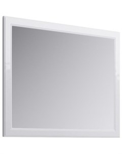 Зеркало Империя 100x80 белое Emp 02 10 W Aqwella