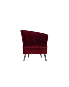 Кресло велюровое красный 72 0x81 0x80 0 см Garda decor