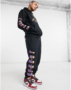 Черные джоггеры с манжетами Nike Sport DNA Jordan