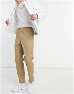 Светло коричневые брюки из эластичного твила в стиле преппи и хипстера Polo ralph lauren