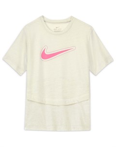 Подростковая футболка Dri FIT Trophy Older Kids Girls Short Sleeve Training Top Nike