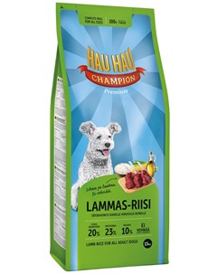 Champion Dog Adult Lamb Rice для взрослых собак всех пород с ягненком и рисом 2 кг Hau-hau