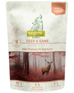 Roots Adult Forest беззерновые для взрослых собак с олениной и дичью 410 гр Isegrim