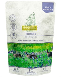 Roots Adult Mountain монобелковые беззерновые для взрослых собак с индейкой 410 гр Isegrim