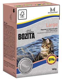 Влажный корм для кошек Feline Funktion large для крупных пород 0 19 кг Bozita