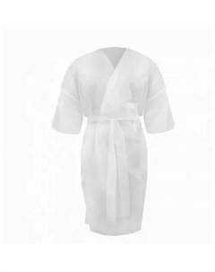 Халат кимоно с рукавами SMS люкс белый 1 х 5 штук Расходные материалы и одежда для процедур Чистовье