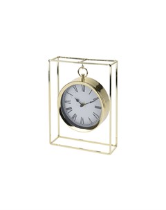 Часы настольные подвесные металлические золотые золотой 18 0x25 0x5 0 см Garda decor