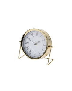 Часы настольные металлические золотые золотой 16 0x18 0x7 0 см Garda decor