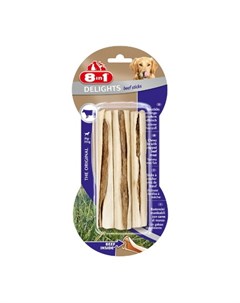 8in1 Delights Beef Sticks Палочки для взрослых собак средних пород с говядиной 90 гр