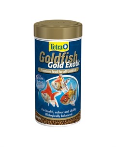Goldfish Gold Exotic корм для всех видов золотых рыбок 250 мл Tetra