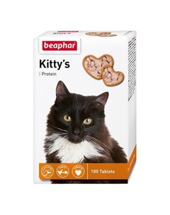 Kitty s Protein Витаминизированное лакомство для кошек с протеином 180 таблеток Beaphar