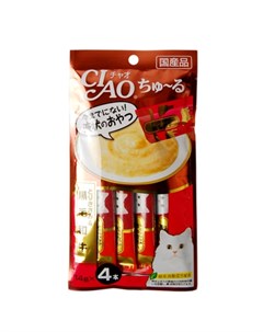 Лакомство для кошек мраморная японская говядина породы Черный теленок 56 гр Inaba