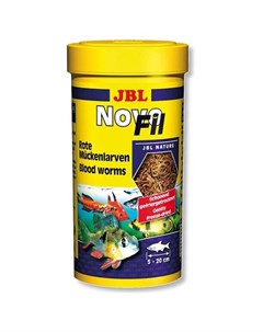 NovoFil Дополнительный корм для привередливых аквариумных рыб мотыль 250 мл Jbl