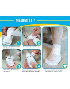 MediMitt Bandage XS Набор бандажей для лап Pawflex