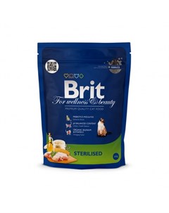 Premium Cat Sterilized Сухой корм для взрослых стерилизованных кошек и кастрированных котов с курице Brit*