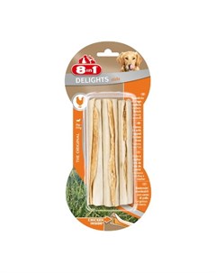 8in1 Delights Sticks Палочки для взрослых собак мелких и средних пород с курицей 90 гр