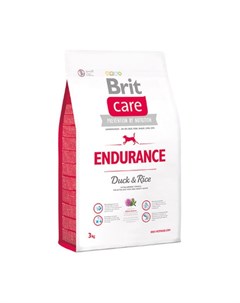 Care Endurance Сухой корм для активных собак всех пород с уткой 3 кг Brit*