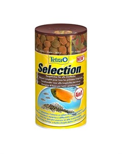 Selection набор из 4 видов сухих кормов для аквариумных рыб 45 гр Tetra