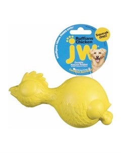 J W Pet Игрушка для собак Курица с пищалкой J.w. pet