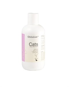 Global Vet Cats Care Shampoo Шампунь для кошек с пантенолом и алоэ вера 250 мл Globalvet