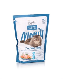 Care Cat Monty Indoor Сухой корм для взрослых кошек живущих в помещении с курицей 400 гр Brit*