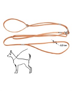 RedPlastic Ринговка с кольцом для собак ширина 5 мм бежевая Редпластик