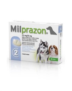 Милпразон Антигельминтик для щенков и мелких собак 2 таблетки Крка