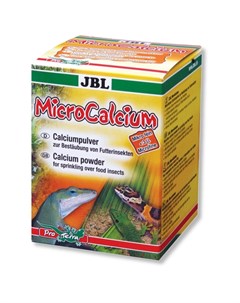 MicroCalcium Минеральная подкормка для опыления кормов для всех видов рептилий 100 гр Jbl