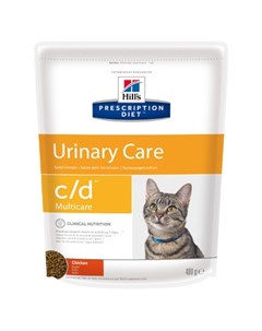 Сухой диетический корм для кошек Prescription Diet c d Multicare Urinary Care при профилактике мочек Hill`s