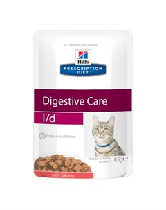 Prescription Diet i d Digestive Care Влажный лечебный корм для кошек с заболеваниями ЖКТ с лососем 8 Hill`s
