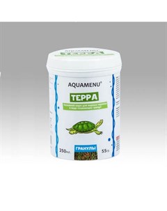 Aquamenu Терра Корм для водных черепах гранулы 70 гр Аква меню