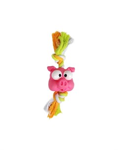 Karlie Игрушка для собак Голова животного на веревке Flamingo