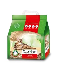 Original Древесный комкующийся наполнитель для кошек 4 5 кг Cat's best