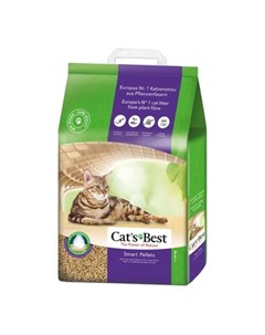 Smart Pellets Древесный комкующийся наполнитель для кошек 10 кг Cat's best