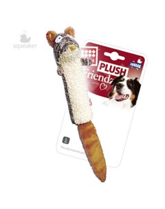 Plush Friendz Игрушка для собак Белка с пищалкой Gigwi