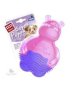 Suppa Puppa Игрушка для собак Бегемот с пищалкой Gigwi