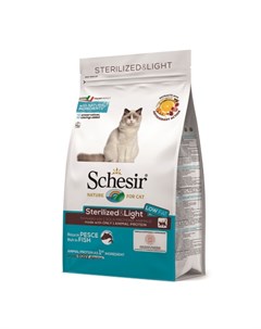 Sterilized And Light Облегченный сухой корм для взрослых стерилизованных кошек и кастрированных кото Schesir